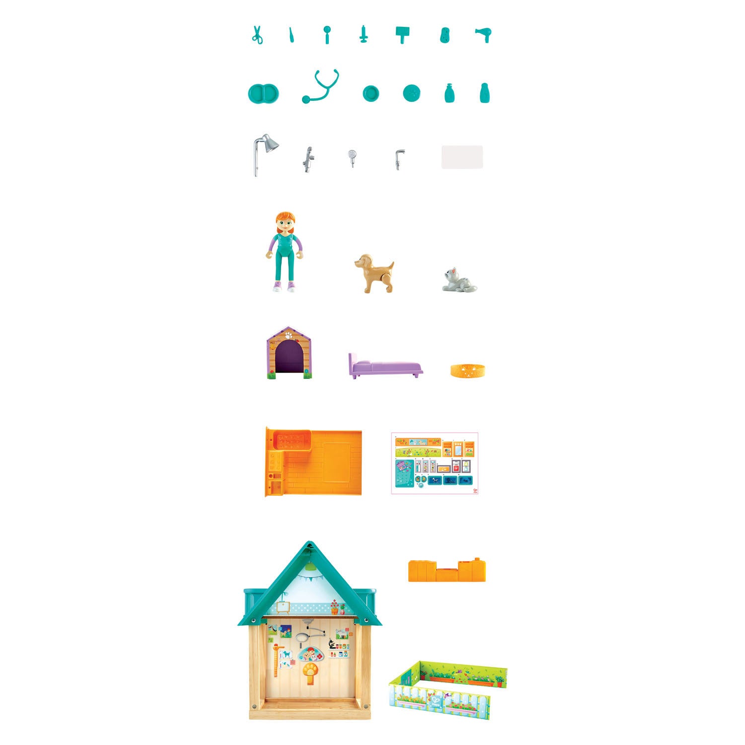 Hape Harige Vriend Dierenartspraktijk Speelset