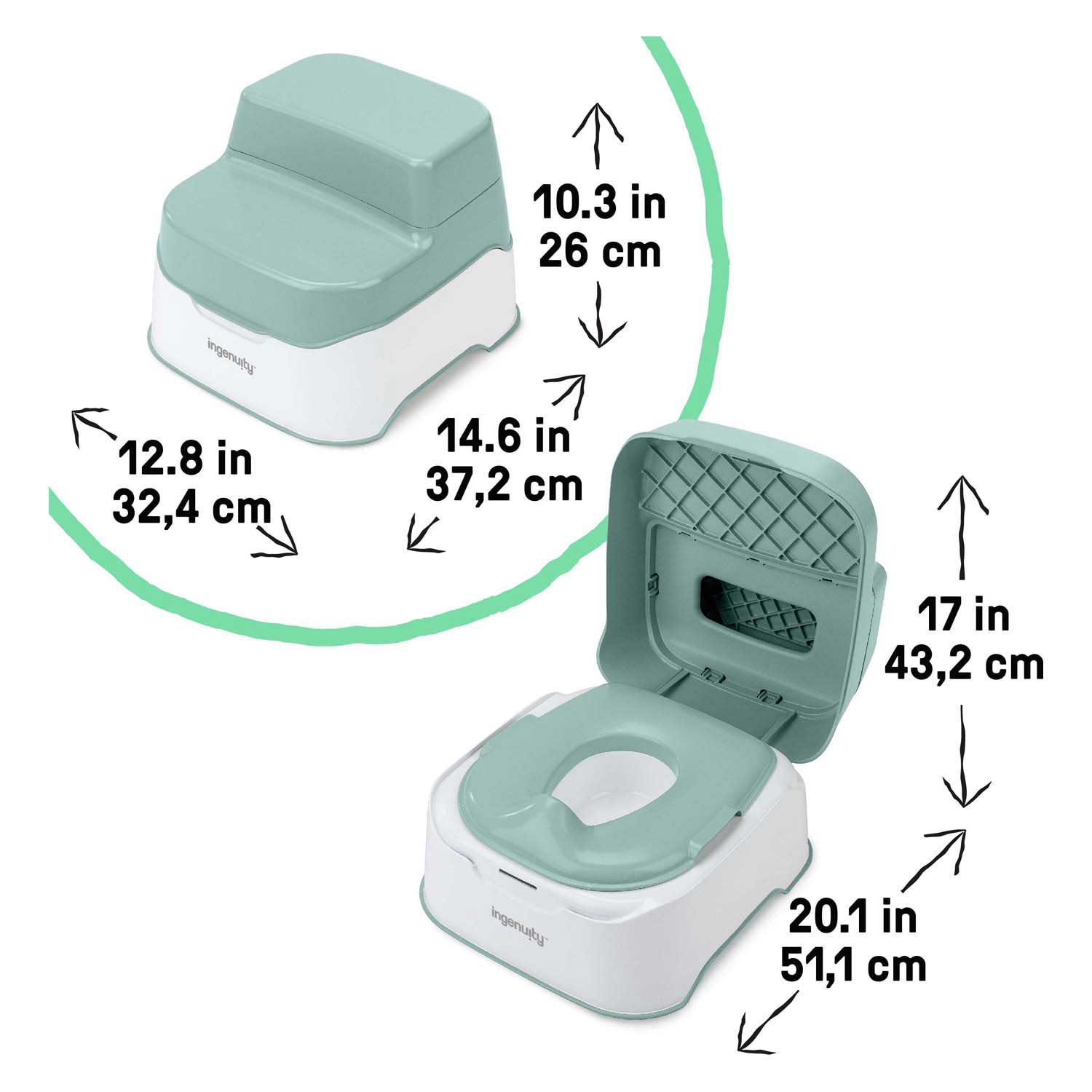 Abi zindelijk worden 3-in-1 systeem