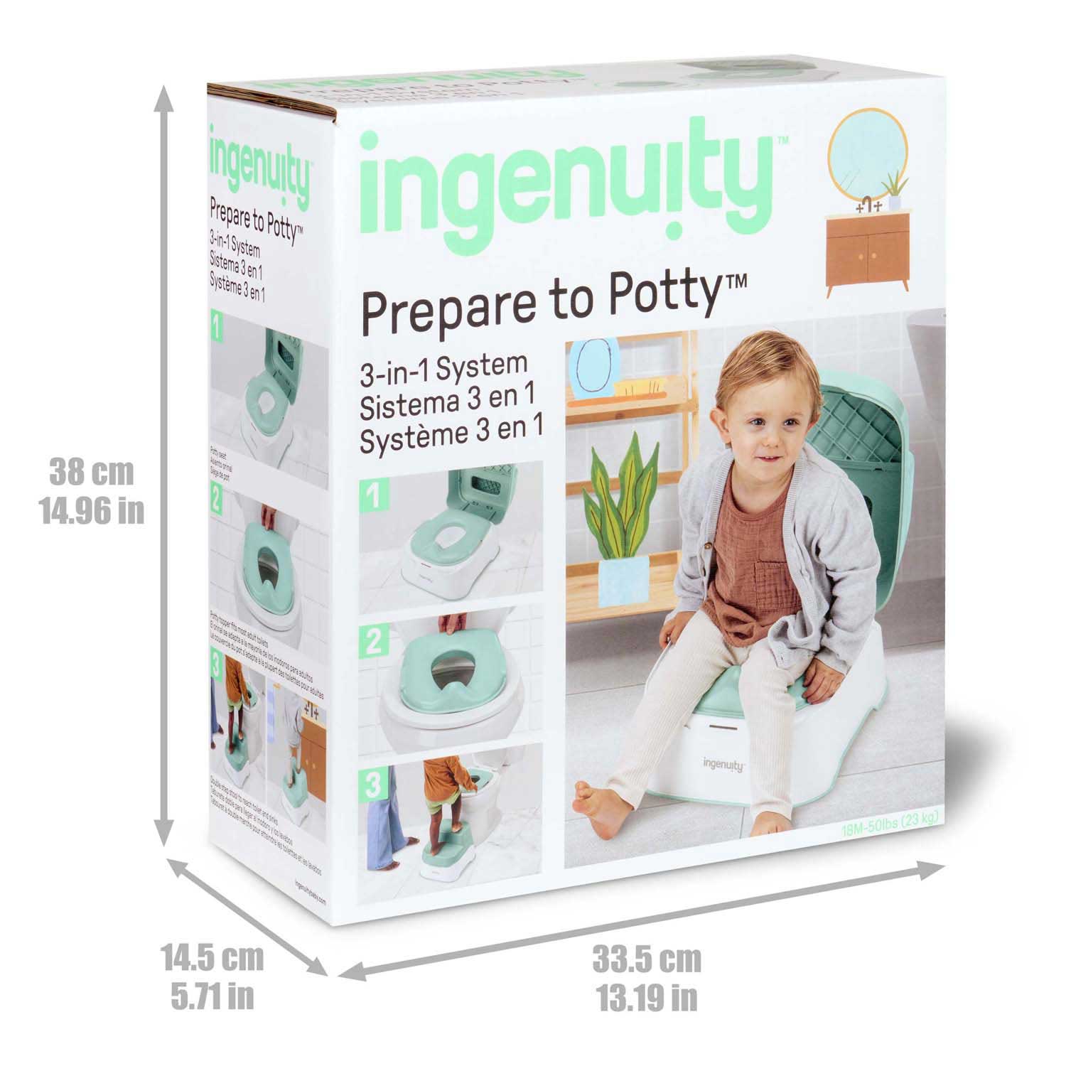 Abi zindelijk worden 3-in-1 systeem