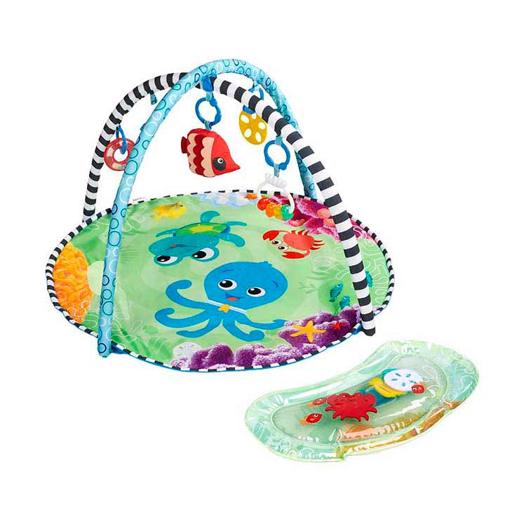 2-in-1 speelgym met watermat