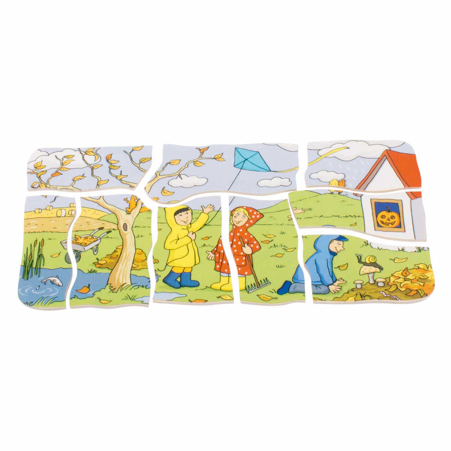 Beleduc lagenpuzzel 4 seizoenen