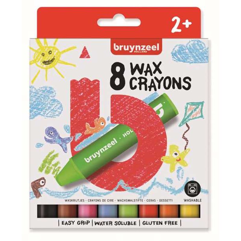 Bruynzeel 8 crayons early learning