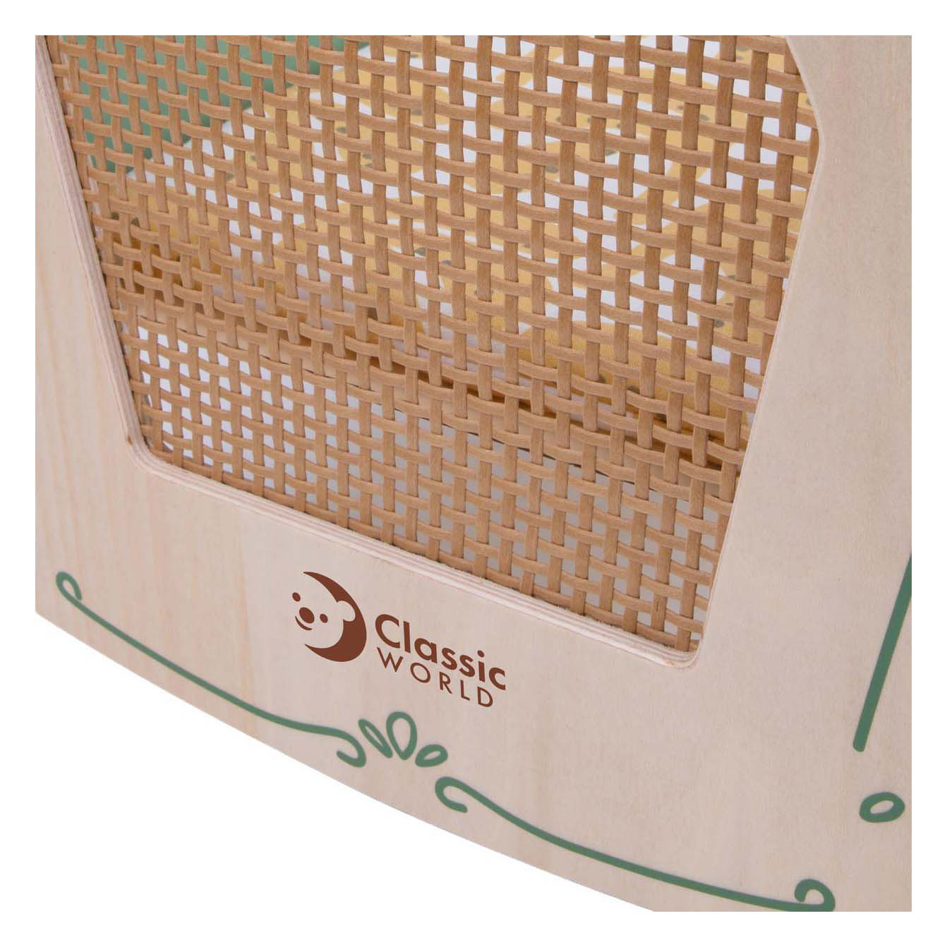 Classic world wooden cradle vintage doll bed - uni