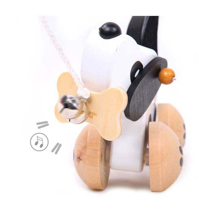 Klassieke Wereld Wereld Houten Kwispel Hondje