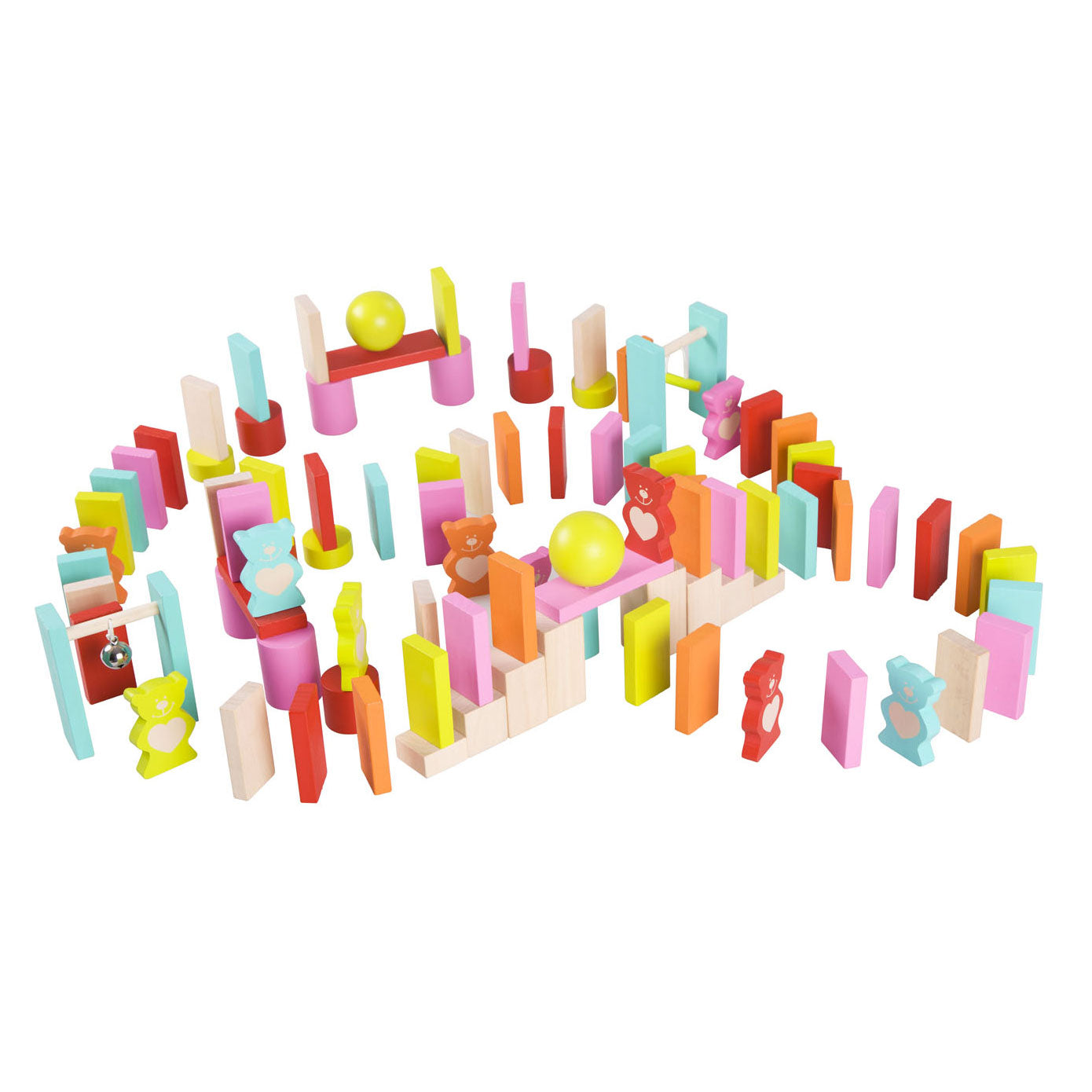 Klassieke Wereld Beren Domino, 109dlg.
