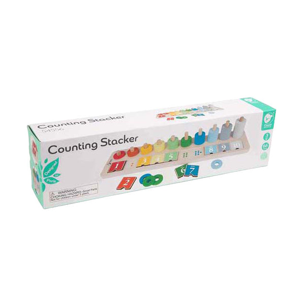 Classic World wooden stacking counter, 66 pcs.