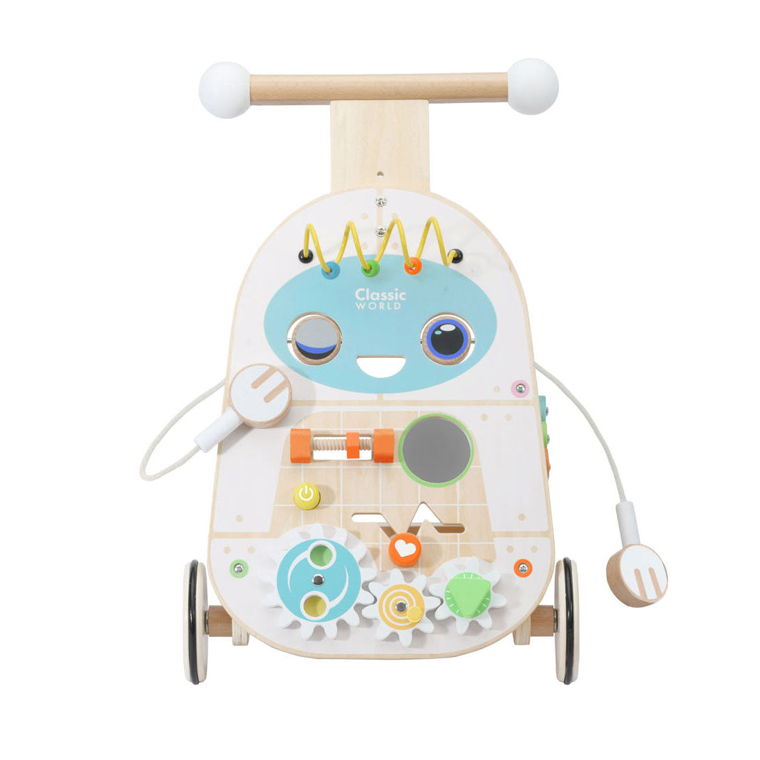 Klassieke wereld babywalker hout