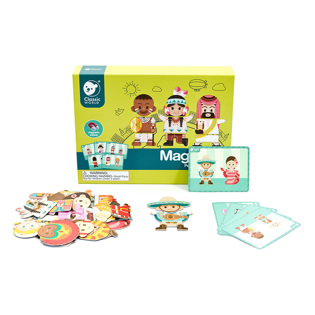 Classic World Aankleedpuzzel Mensen van de Wereld, 60dlg.