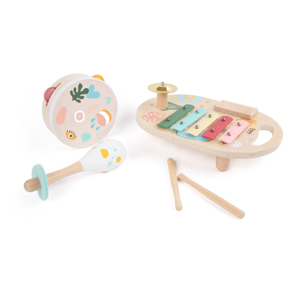 Classic World Wooden Musical Instrument Set Iris