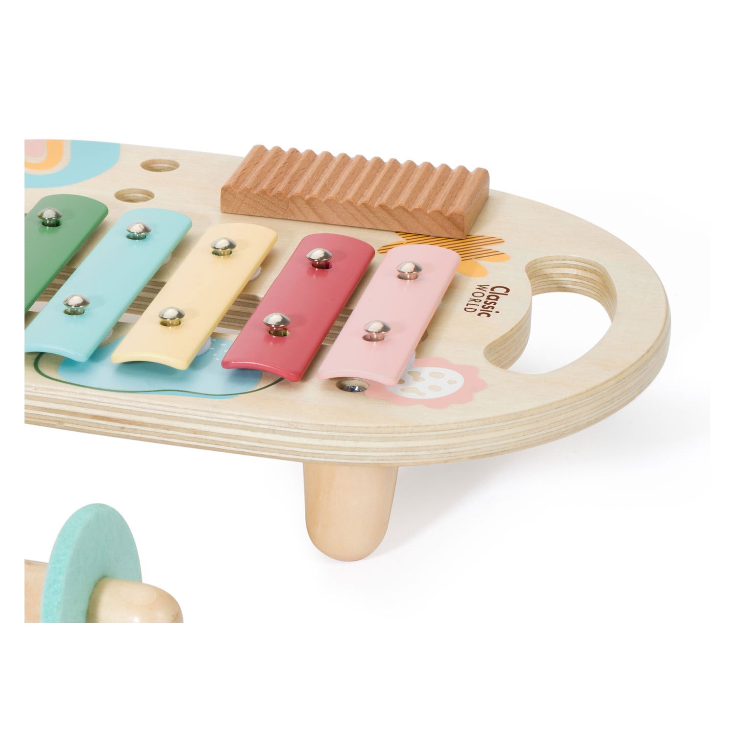 Classic world world houten muziekinstrumenten set iris
