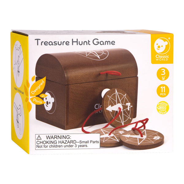 Classic World Wooden Treasure Hunt Game