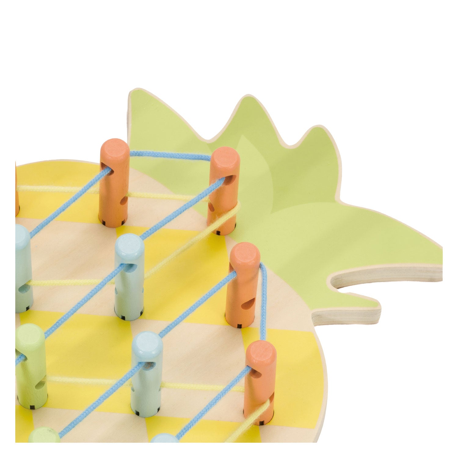 Klassieke wereld houten ananas verbindingsspel, 21dlg.