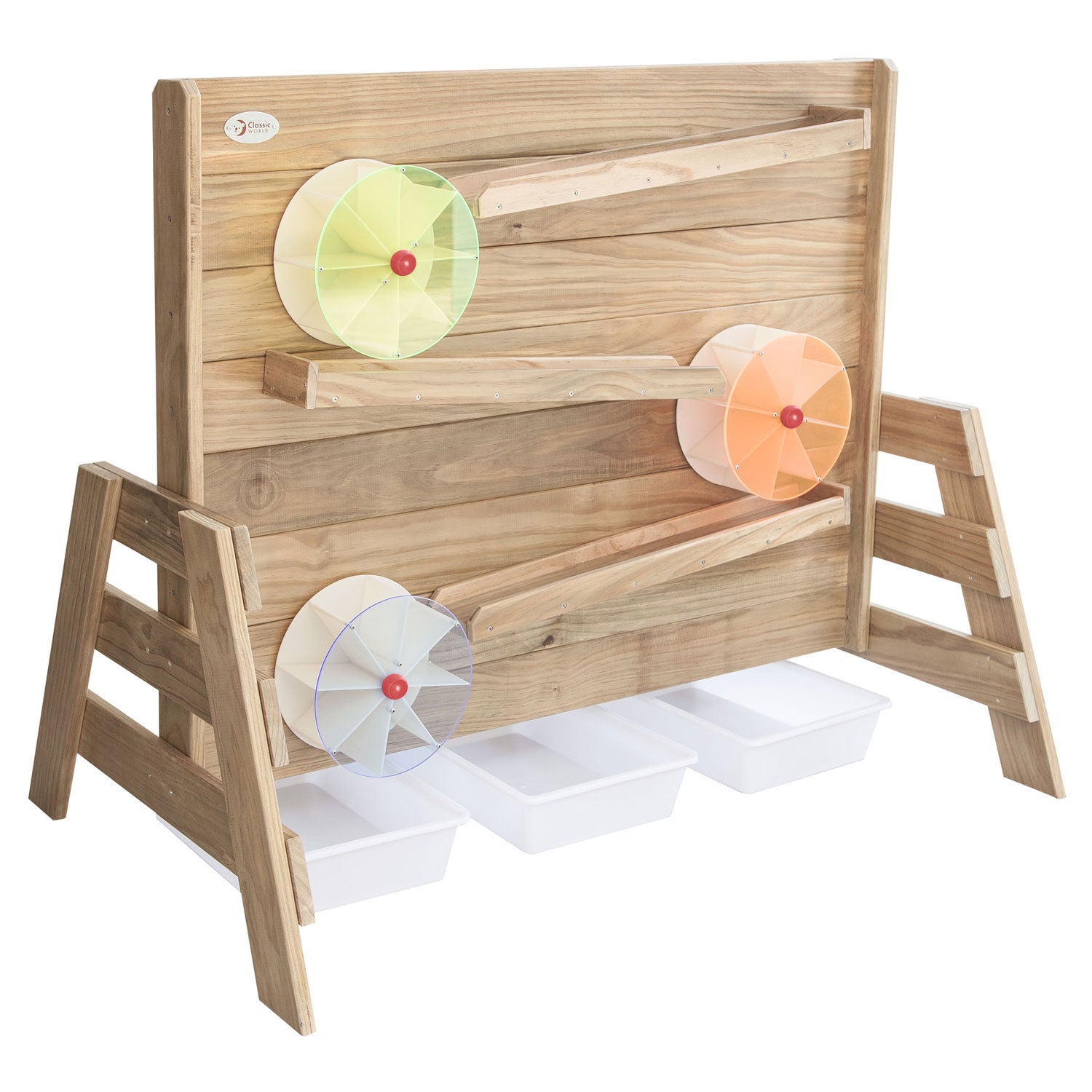 Houten Waterspeelmuur 2-zijdig