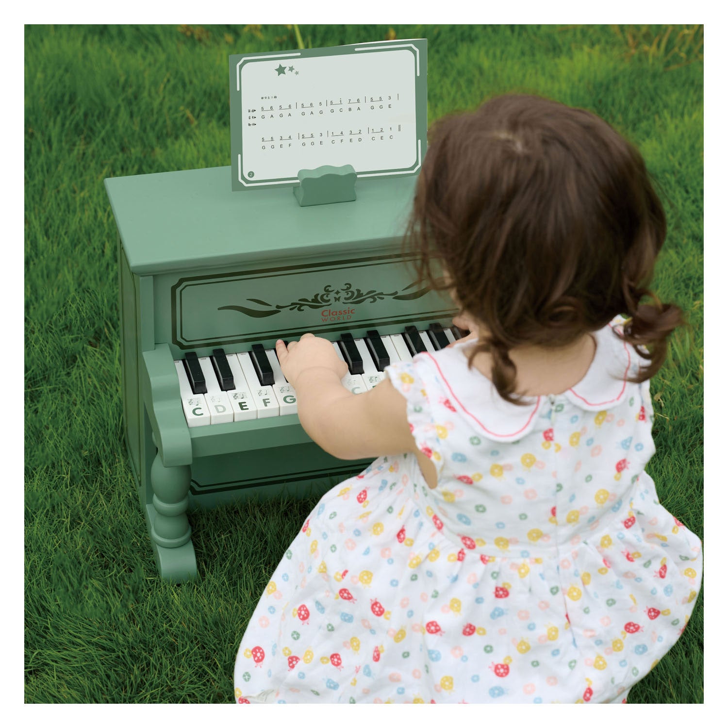 Klassieke wereld houten vintage piano