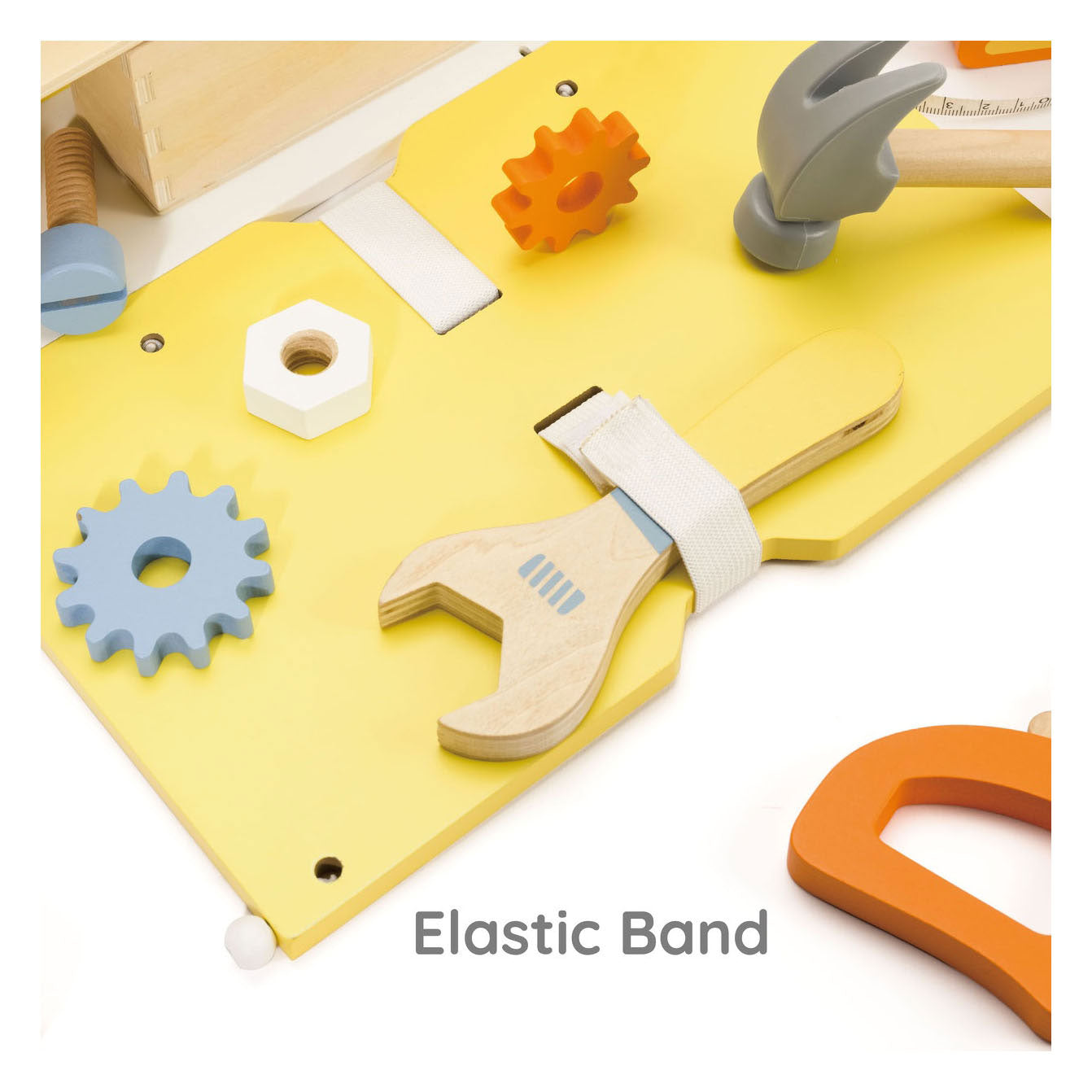 Klassieke wereld houten gereedschapskist modern, 27dlg.