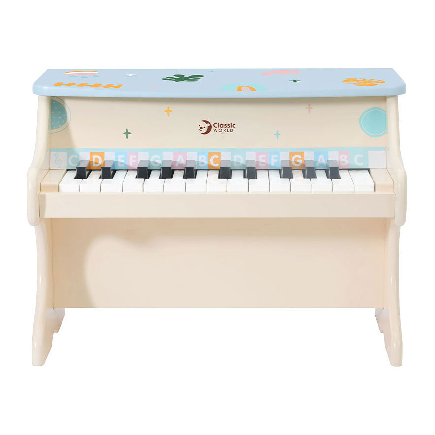 Klassieke wereld houten iris piano