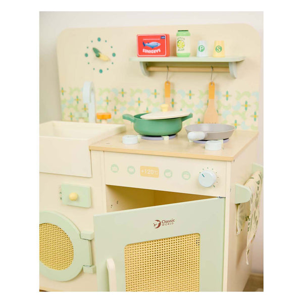 Classic world houten keuken met accessoires - 14dlg.