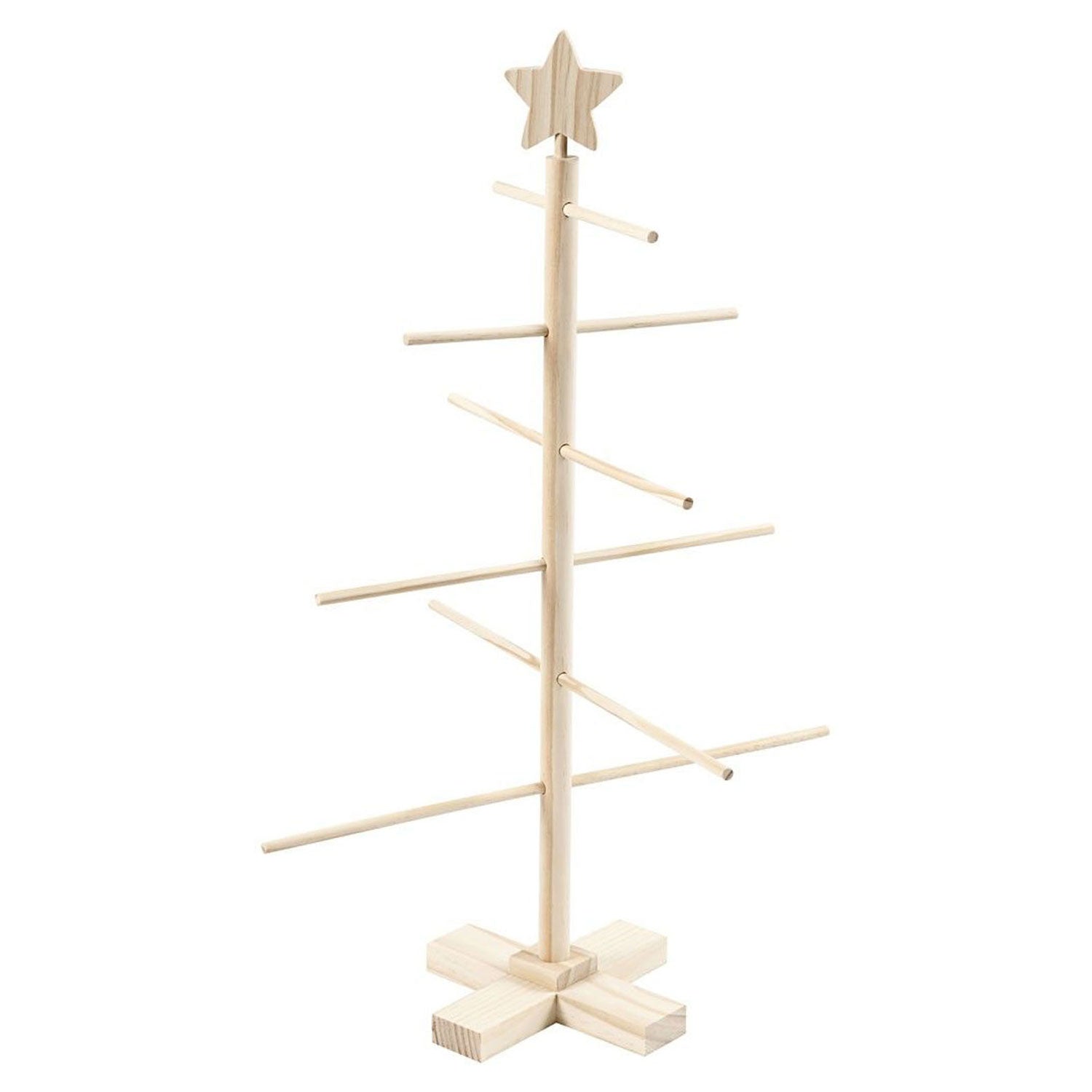 Creativ company houten kinder kerstboom, 60cm