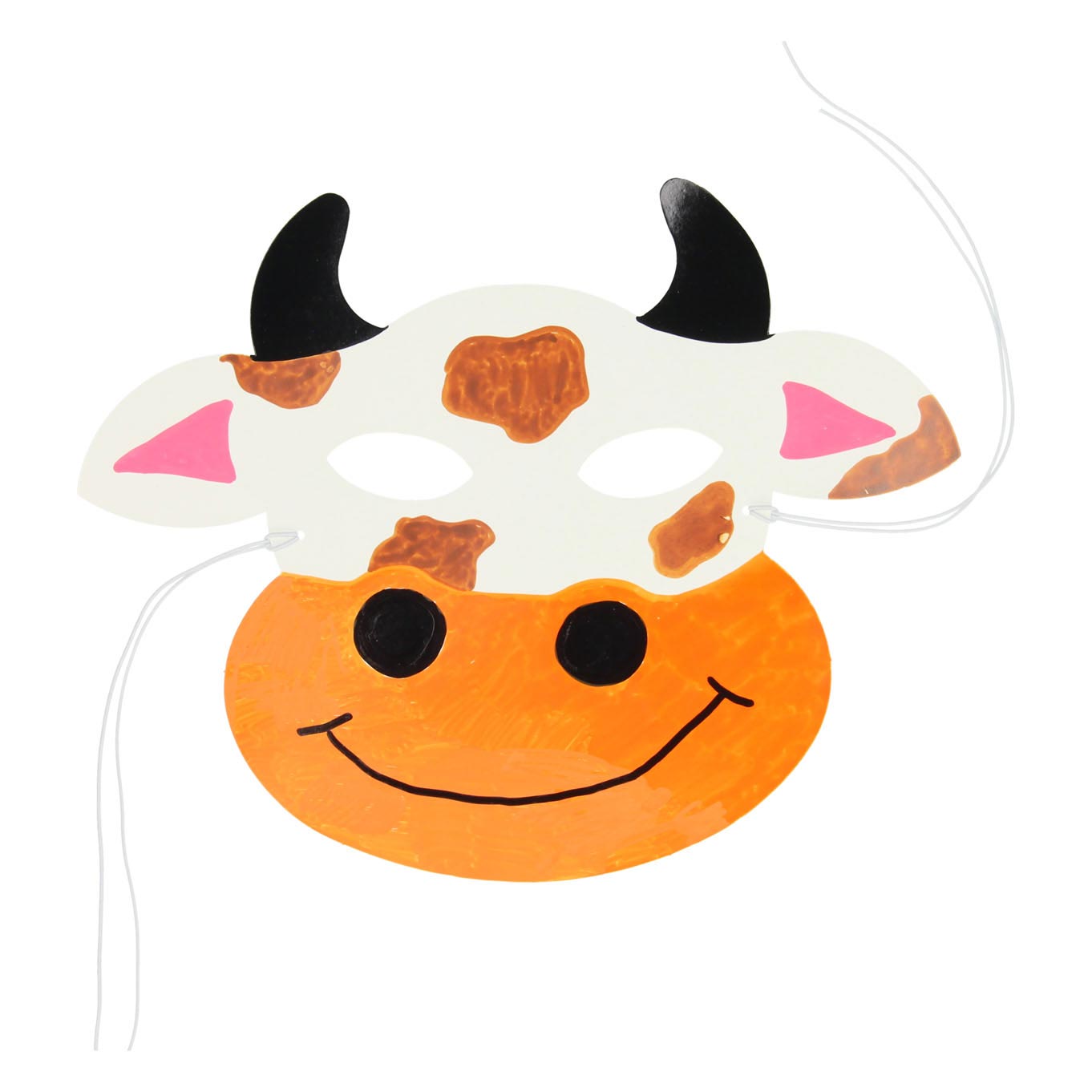 Creotime craft animal masks, 16 pcs.