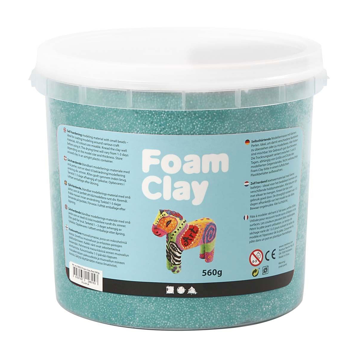 Foam clay - donkergroen, 560gr.
