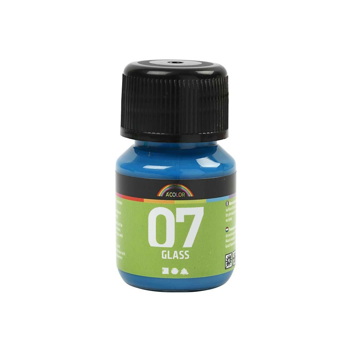 Permanente Glasverf - Turkoois, 30ml