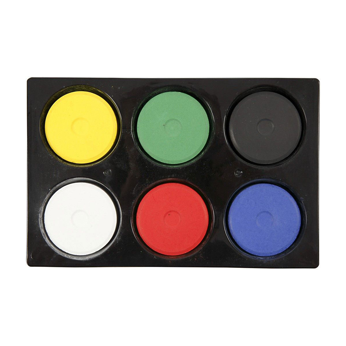 Creotime waterverf, d: 44 mm, h: 16 mm, 1 set, primaire kleuren