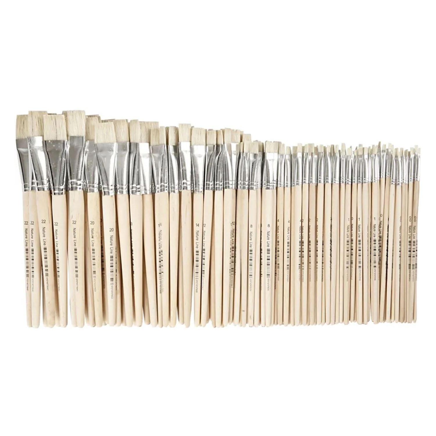 Houten Kwasten, Nr. 00-22, Korte Staal, 120st.