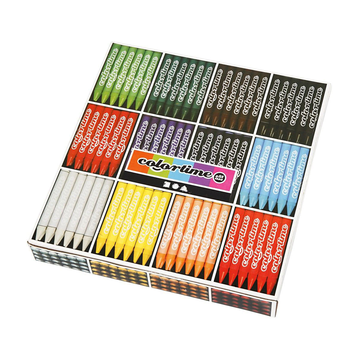 Creativ Company Bulk Pack Wax Crayons, 288 pcs.