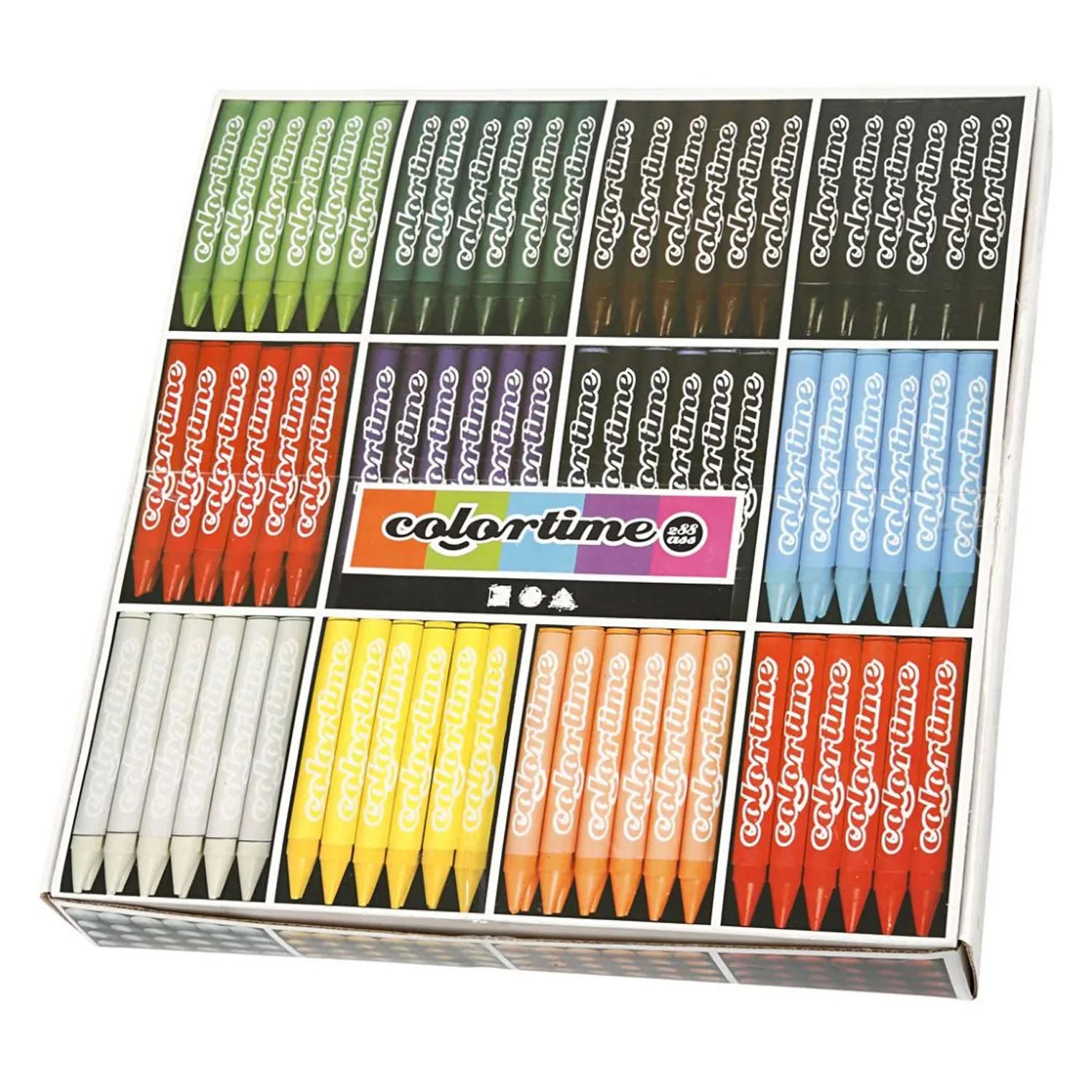 Creativ Company Bulk Pack Wax Crayons, 288 pcs.