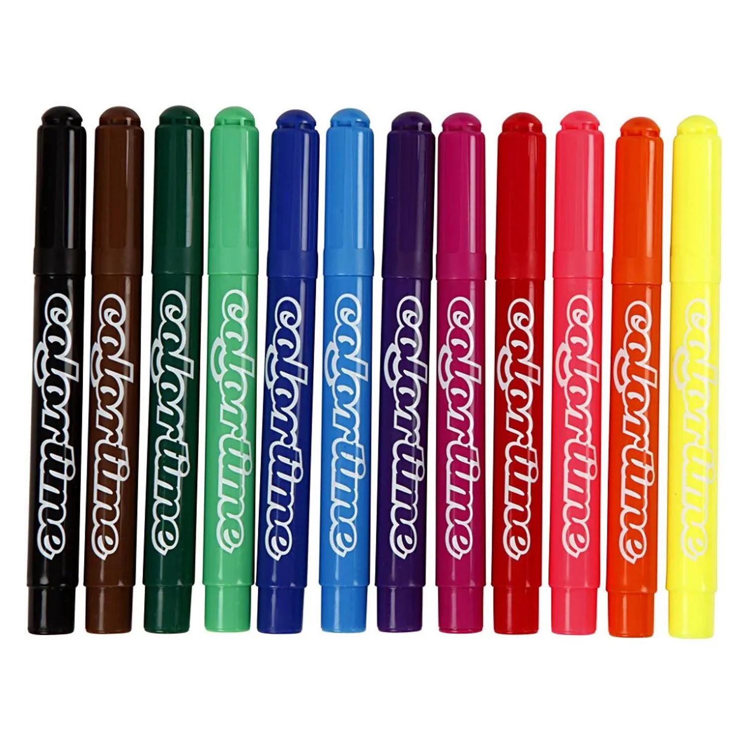Colortime Bulk Pack with 12x24 Coloured Jumbo Markers