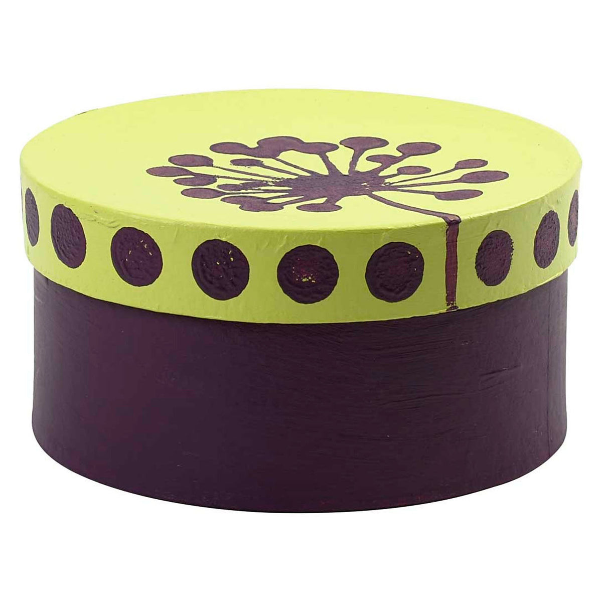 Creativ Company papier-mâché round boxes 3 pcs h: 5+6.5+7.5 cm