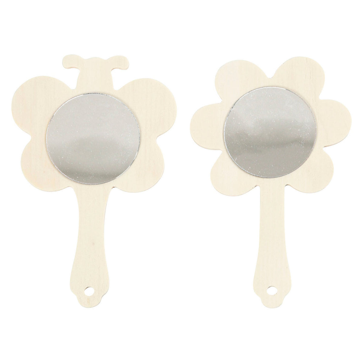 Creativ Company Handspiegel H: 13 9 cm B: 9 cm 2 stuks 1 doos