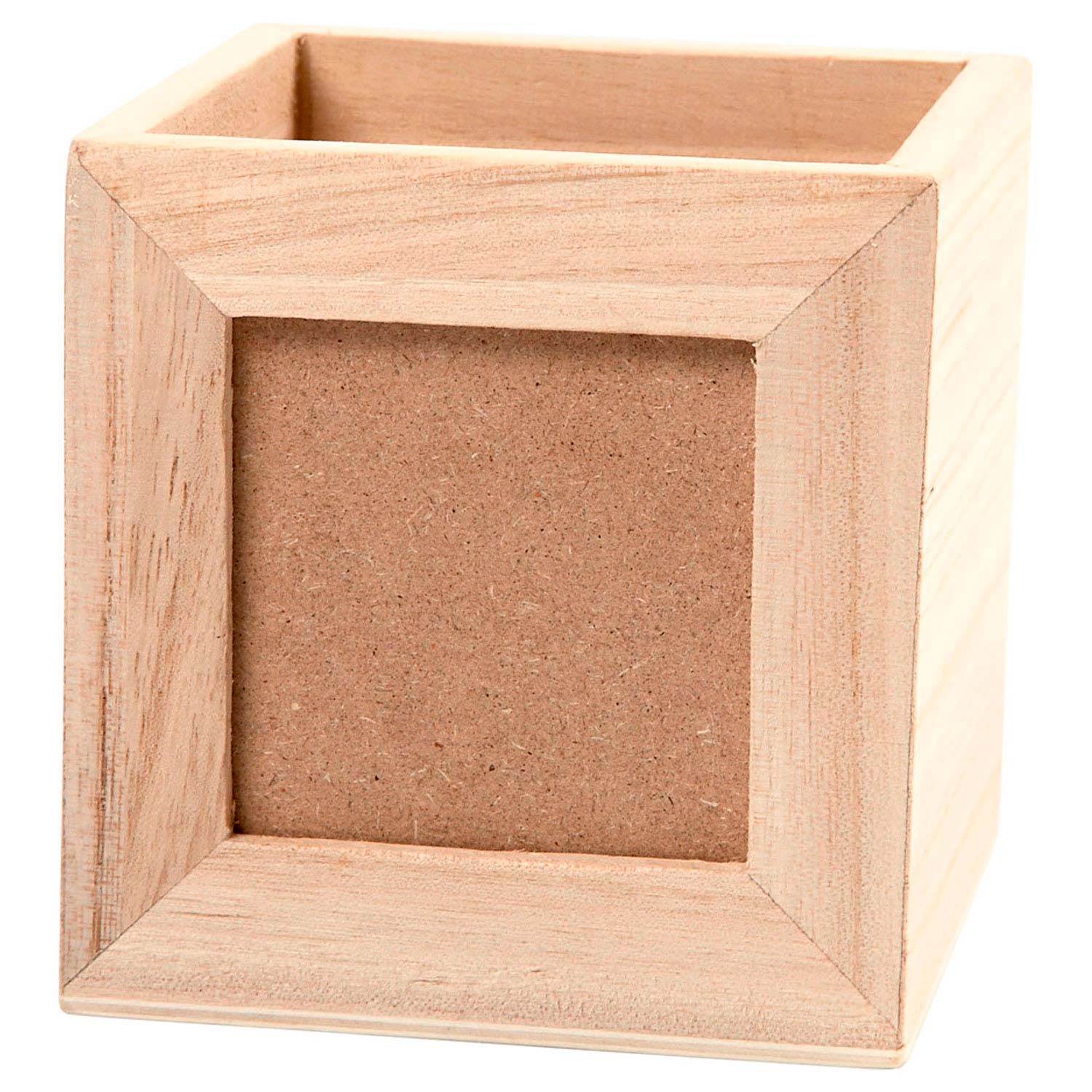 Creativ company houten pennenbakje met fotolijstje