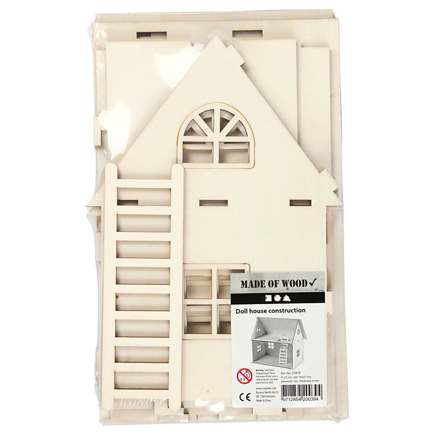 Creativ Company DIY Wooden Dollhouse