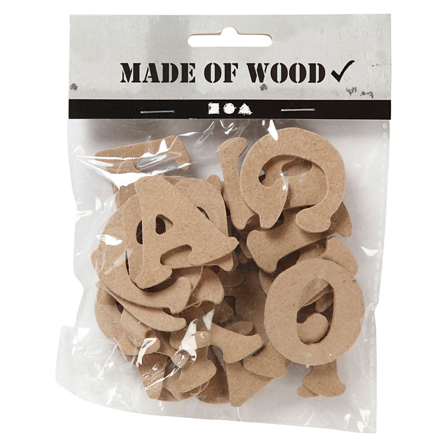 Houten letters AZ, 26st.