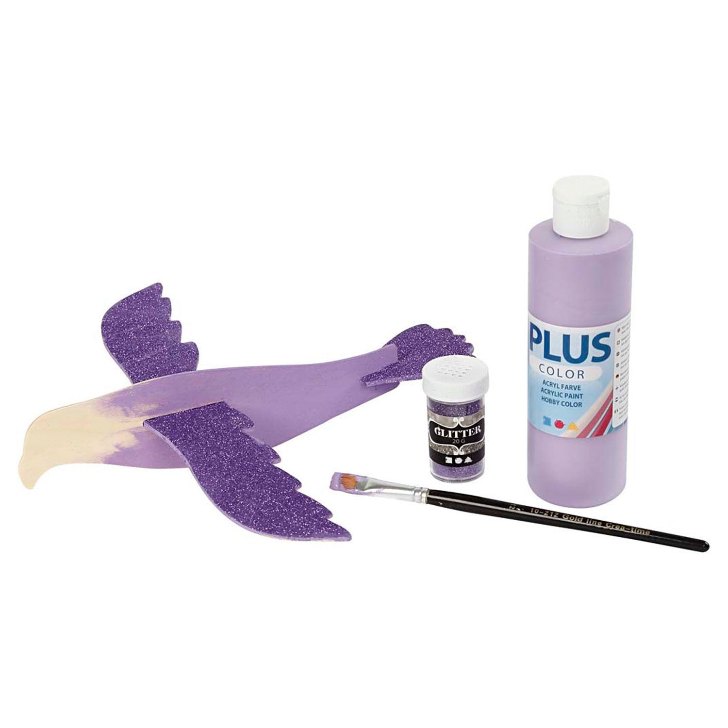 Creativ company houten knutselset vogel, 20st.