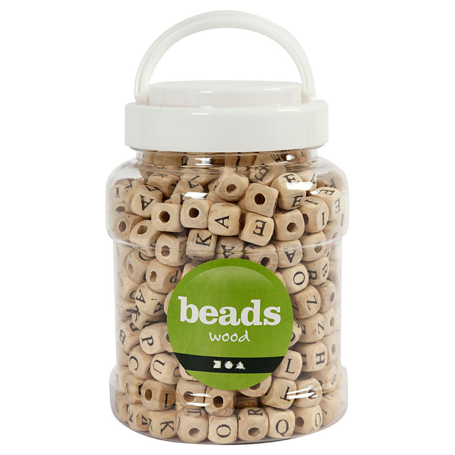 Houten Letterkralenset, 400st.