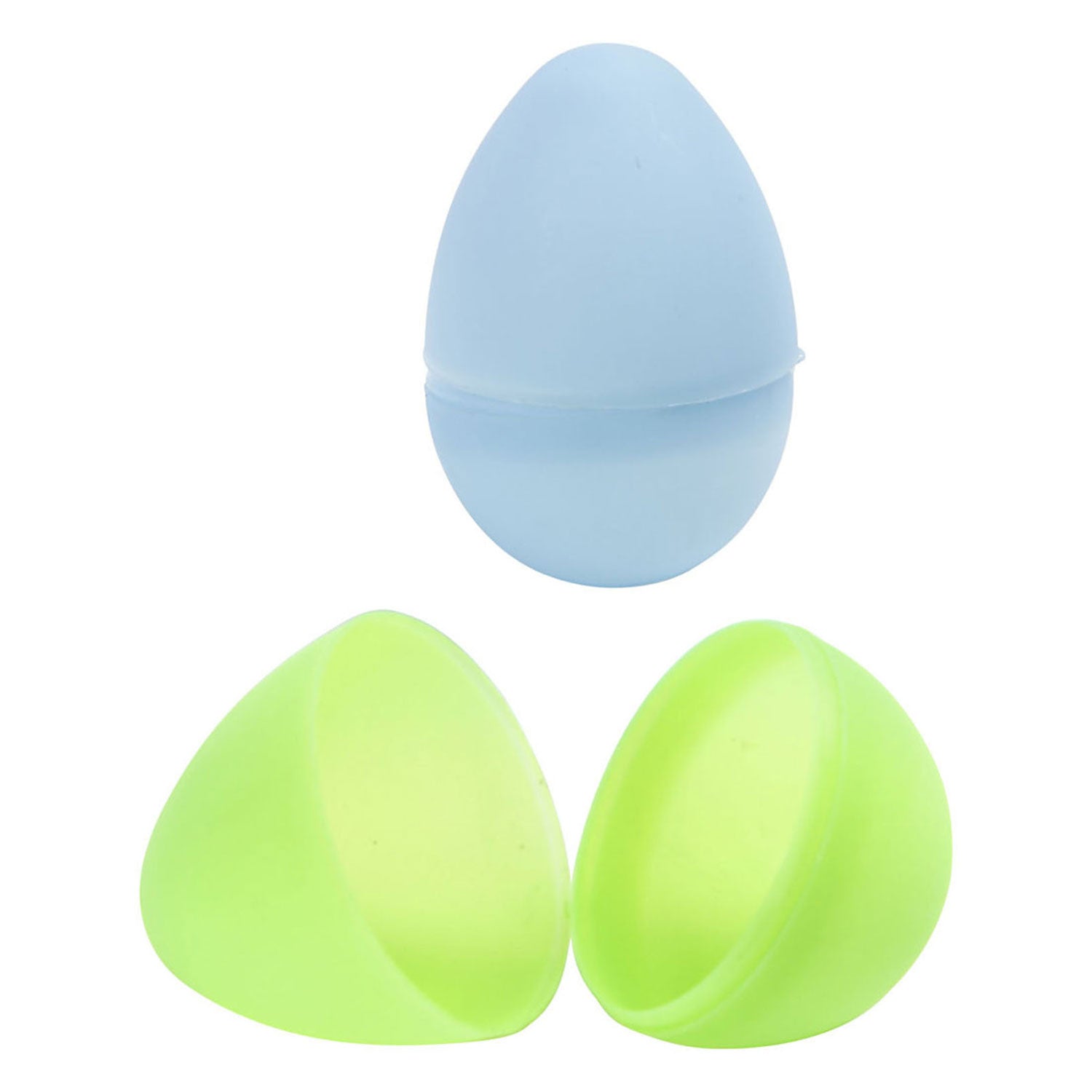 Creativ company plastic eggs colored, 12 pcs. 6cm