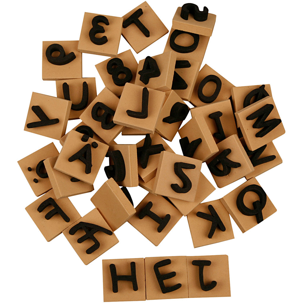 Schuim Stempelset, 42dlg.