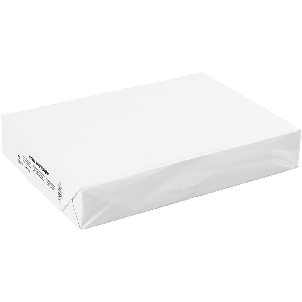 Creativ company tekenpapier of kopieerpapier wit, a4, 500vel
