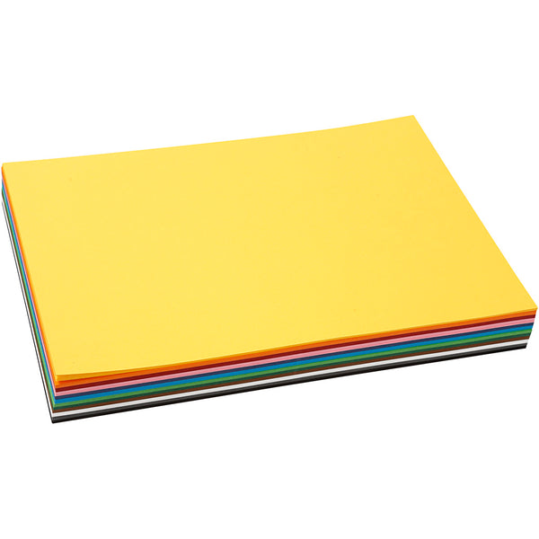 Colortime creative cardboard, A4 21x30 cm, 120 assorted sheets