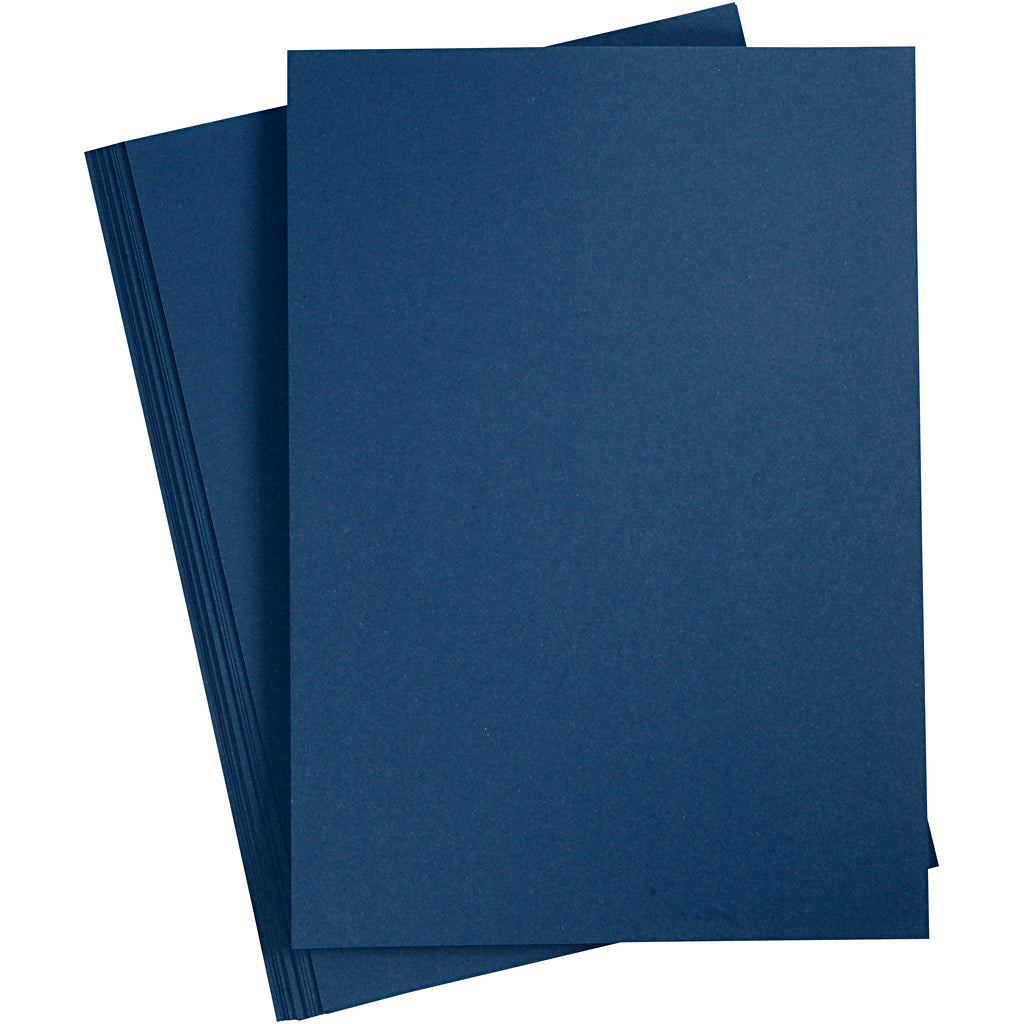 Creativ company papier blauw a4 110gr, 20st.