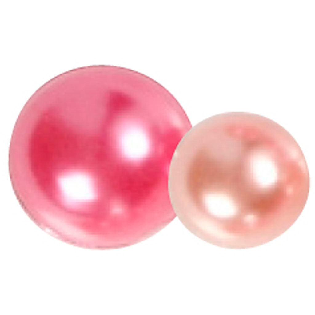 Creativ company halve plakparels roze 2-8mm, 140st.