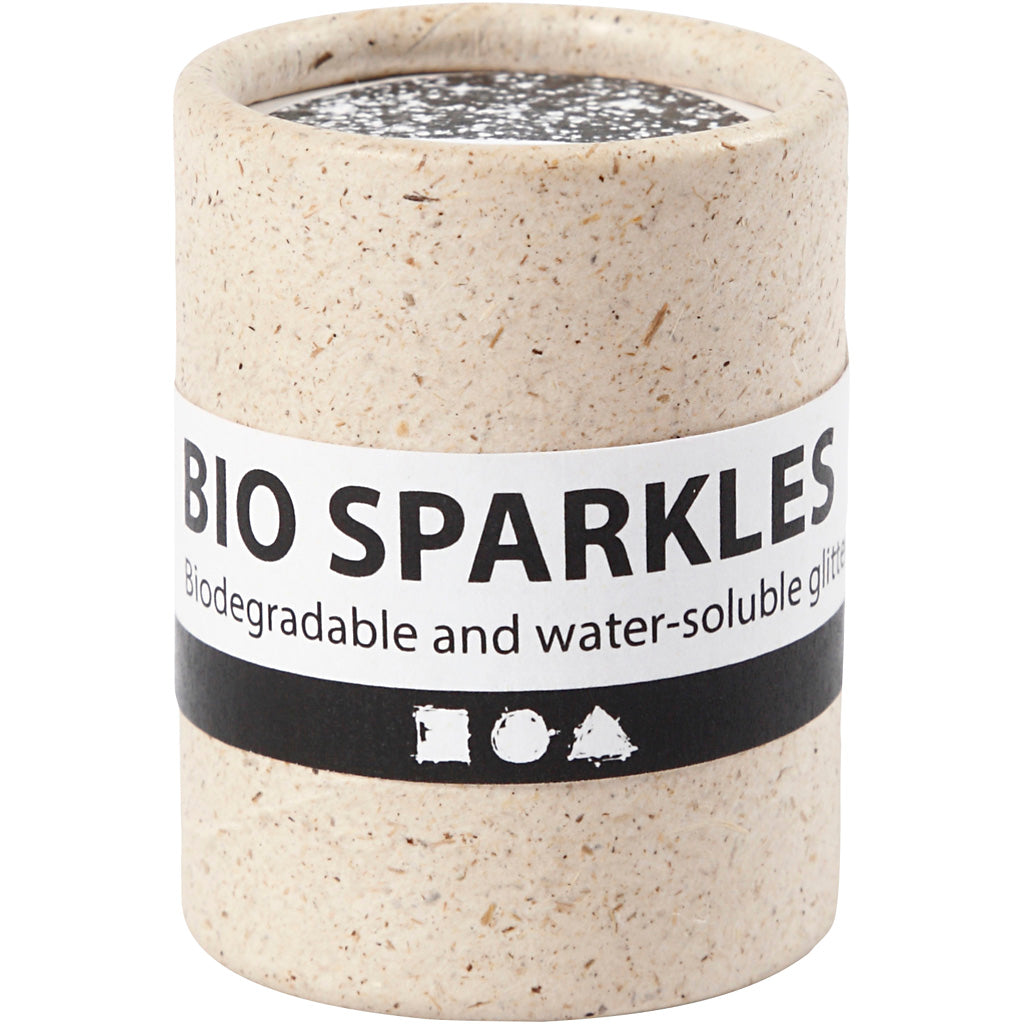 Creative company bio glitter zilver, 10gr