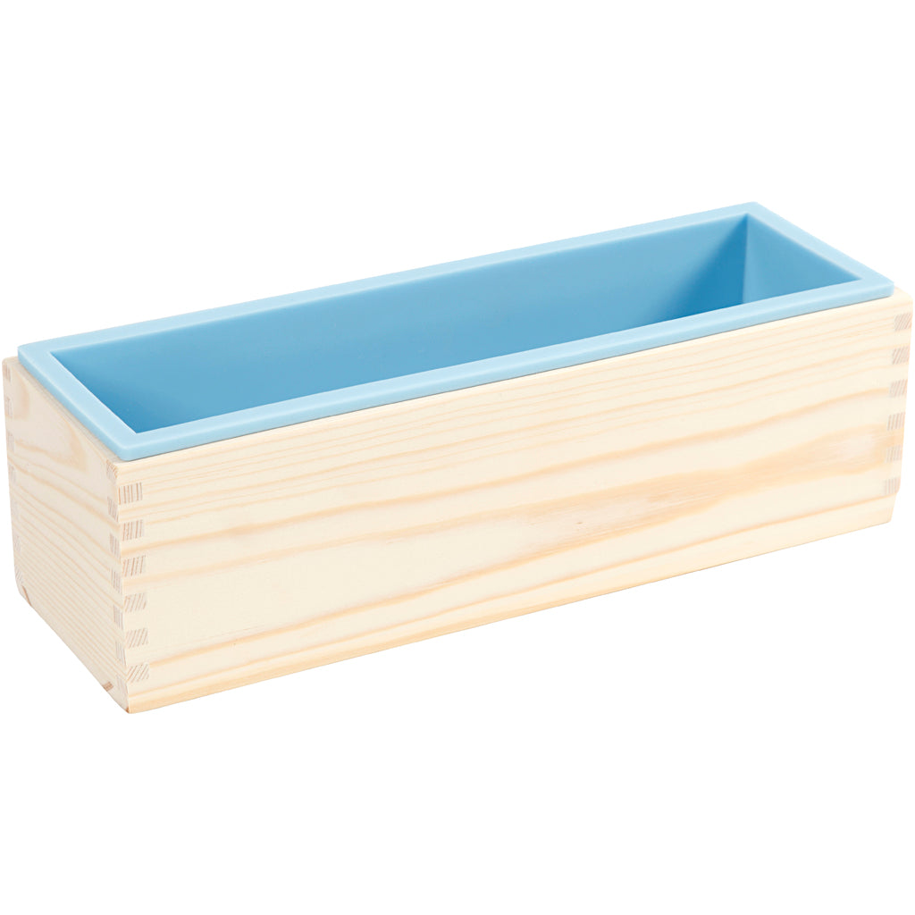 Creativ company siliconenvorm in een houten doos, 1500ml