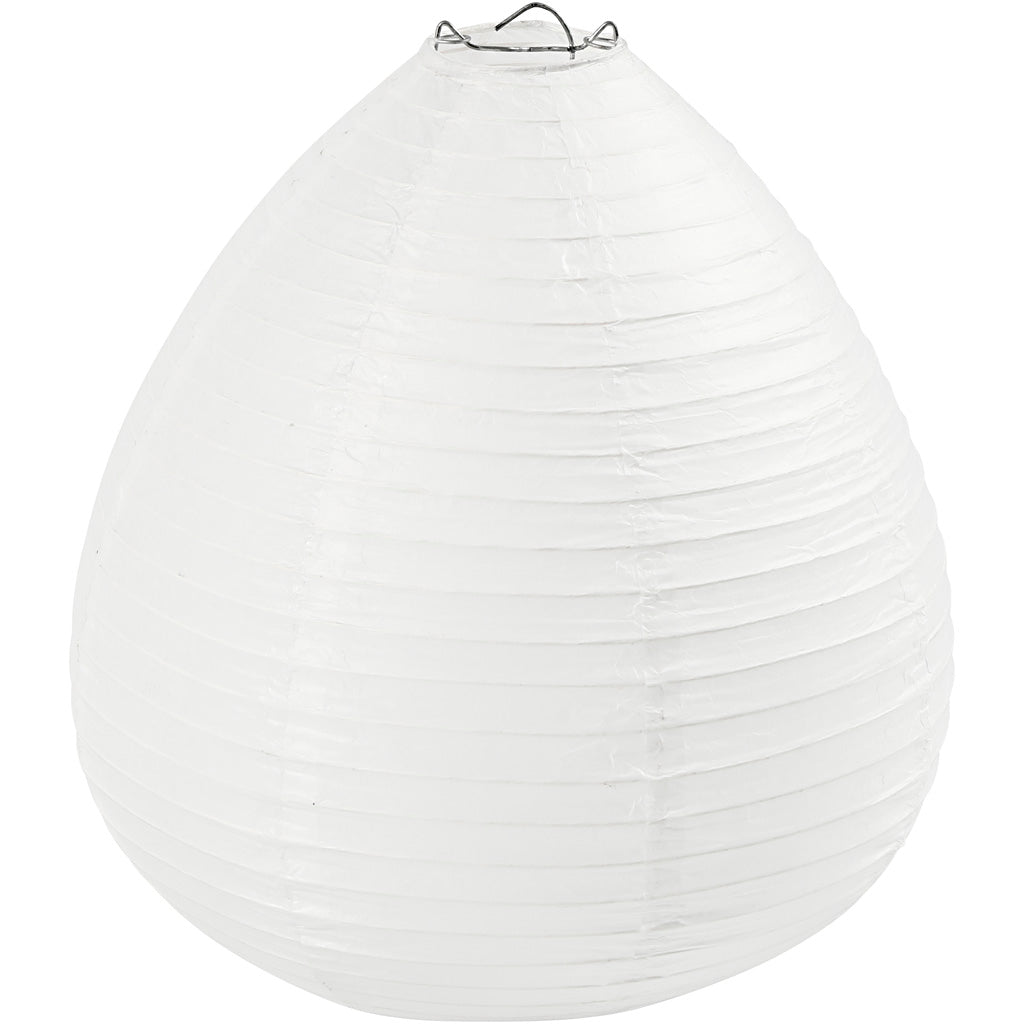 Creative Company rice paper lamp white drop, 27cm