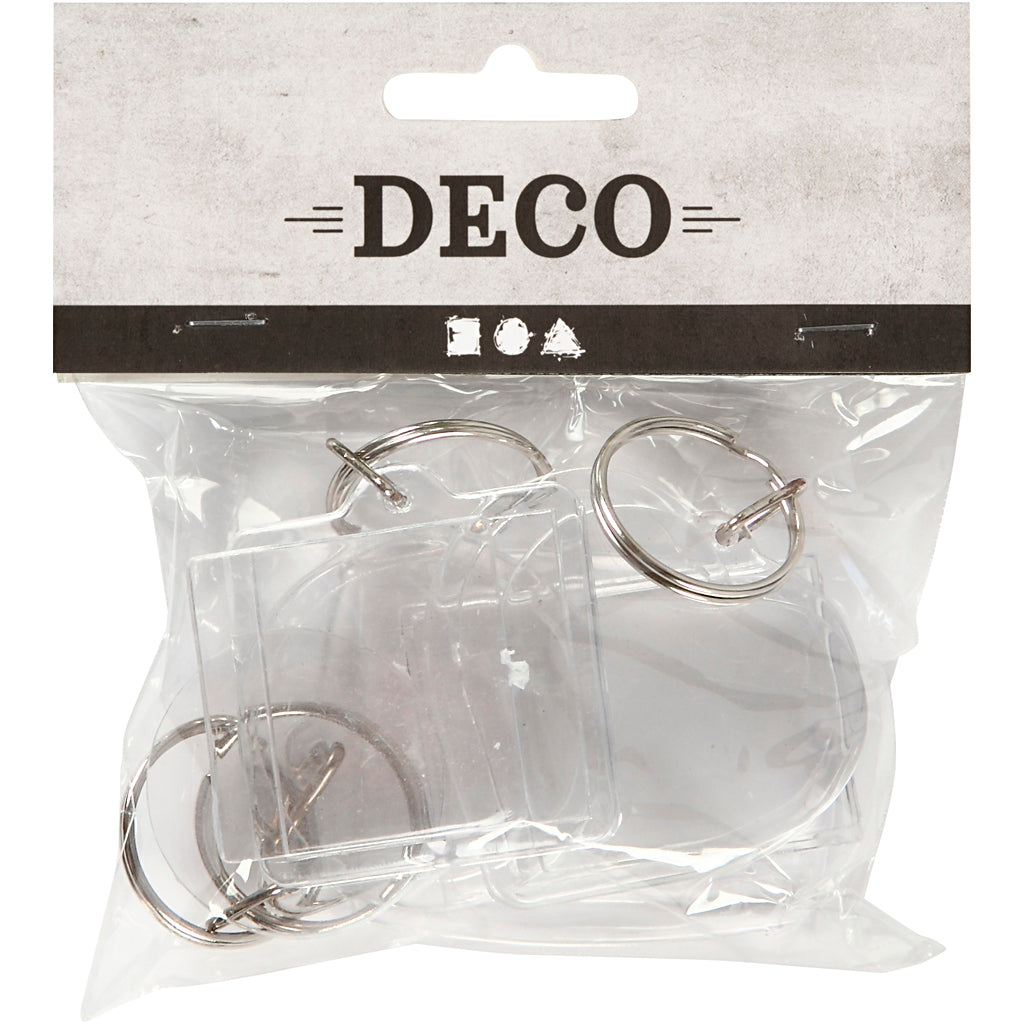 Creative Company keyring shapes, 4 pcs.