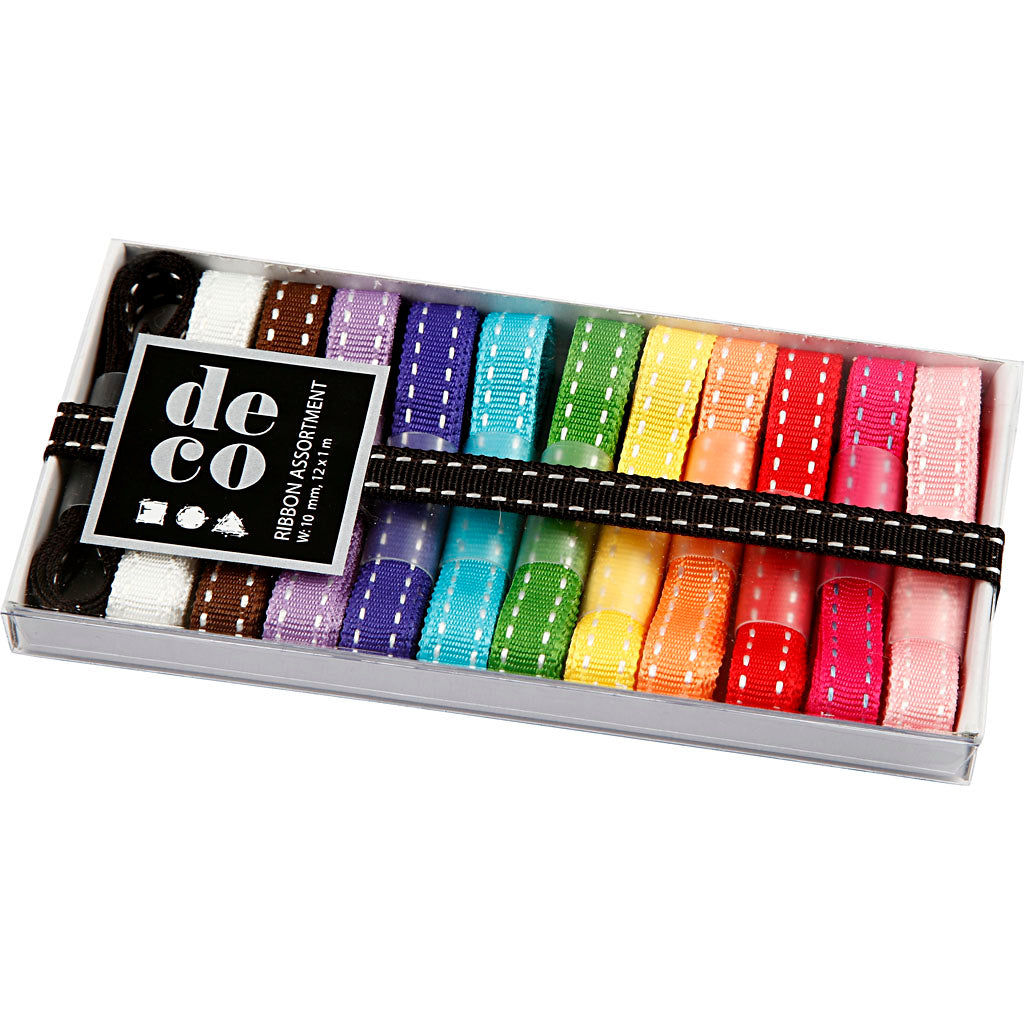 Creativ company lint collectie kleur strepen, 13st.
