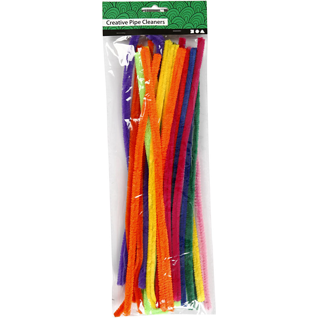 Creativ company https: www.cchobby.nl chenille-l-30-cm-dikte-6-mm-diverse-kleuren-50-div-1-doos