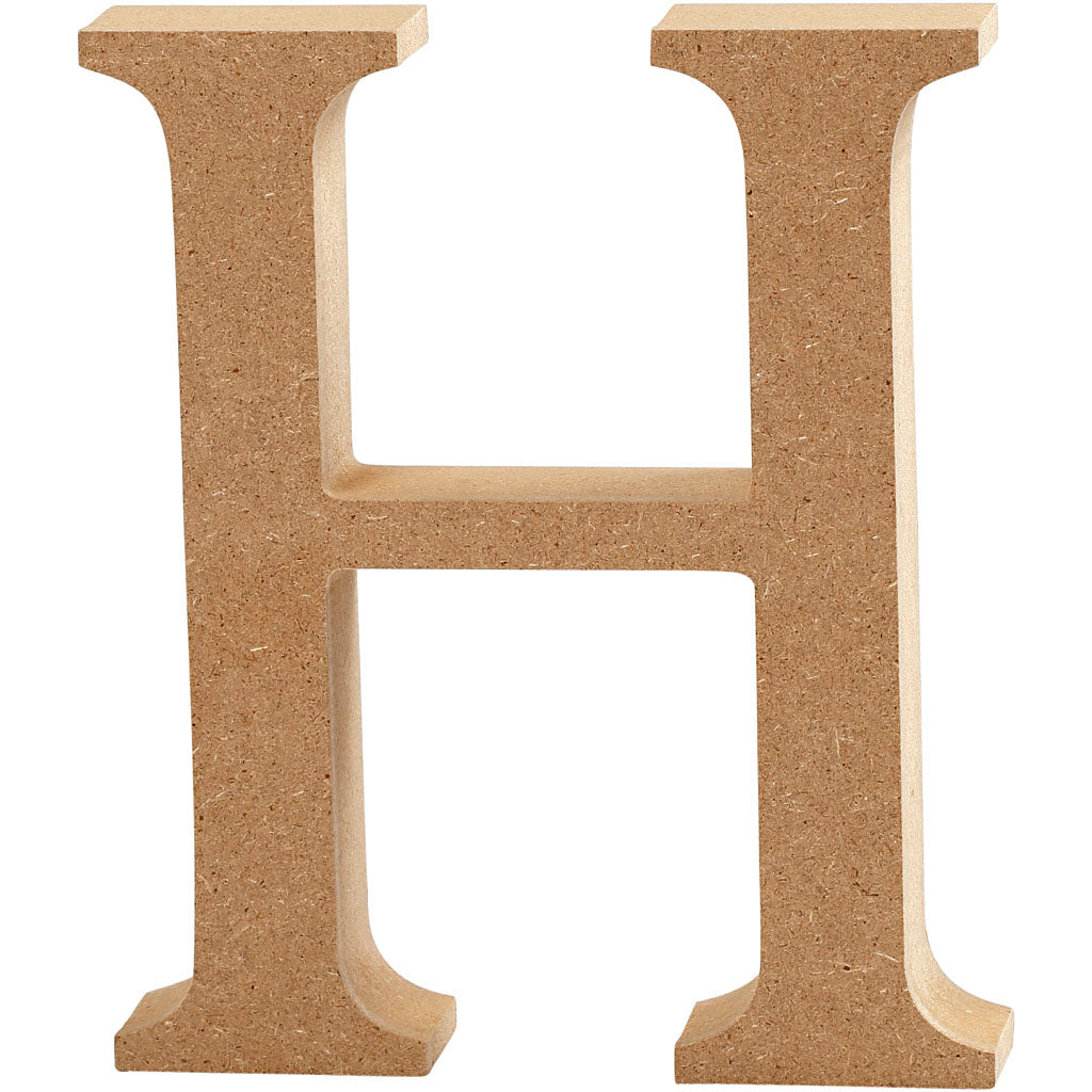 Creativ company letter h mdf 13cm, 1e.